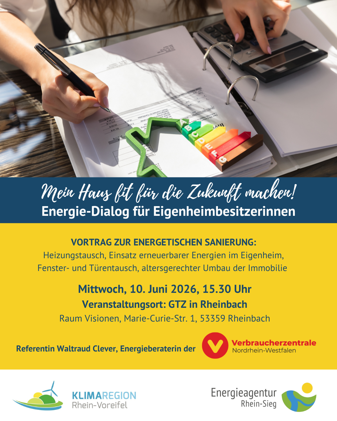 Energie-Dialog für Eigenheimbesitzerinnen